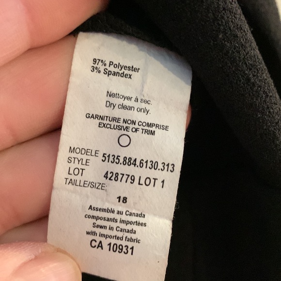 Laura Plus Front Drape Blazer Sz Petite 18 - Picture 6 of 6